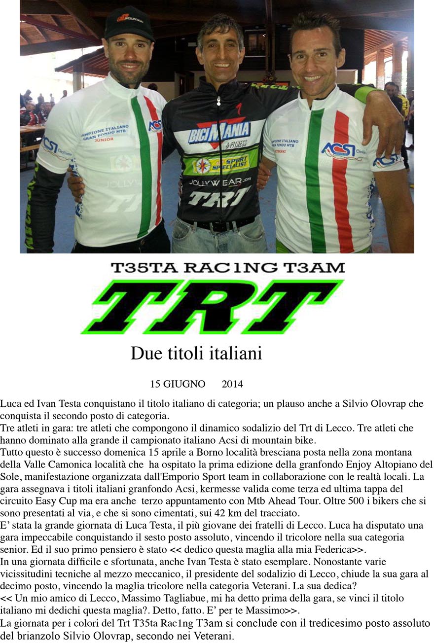 TRT T35TA RAC1NG T3AM news